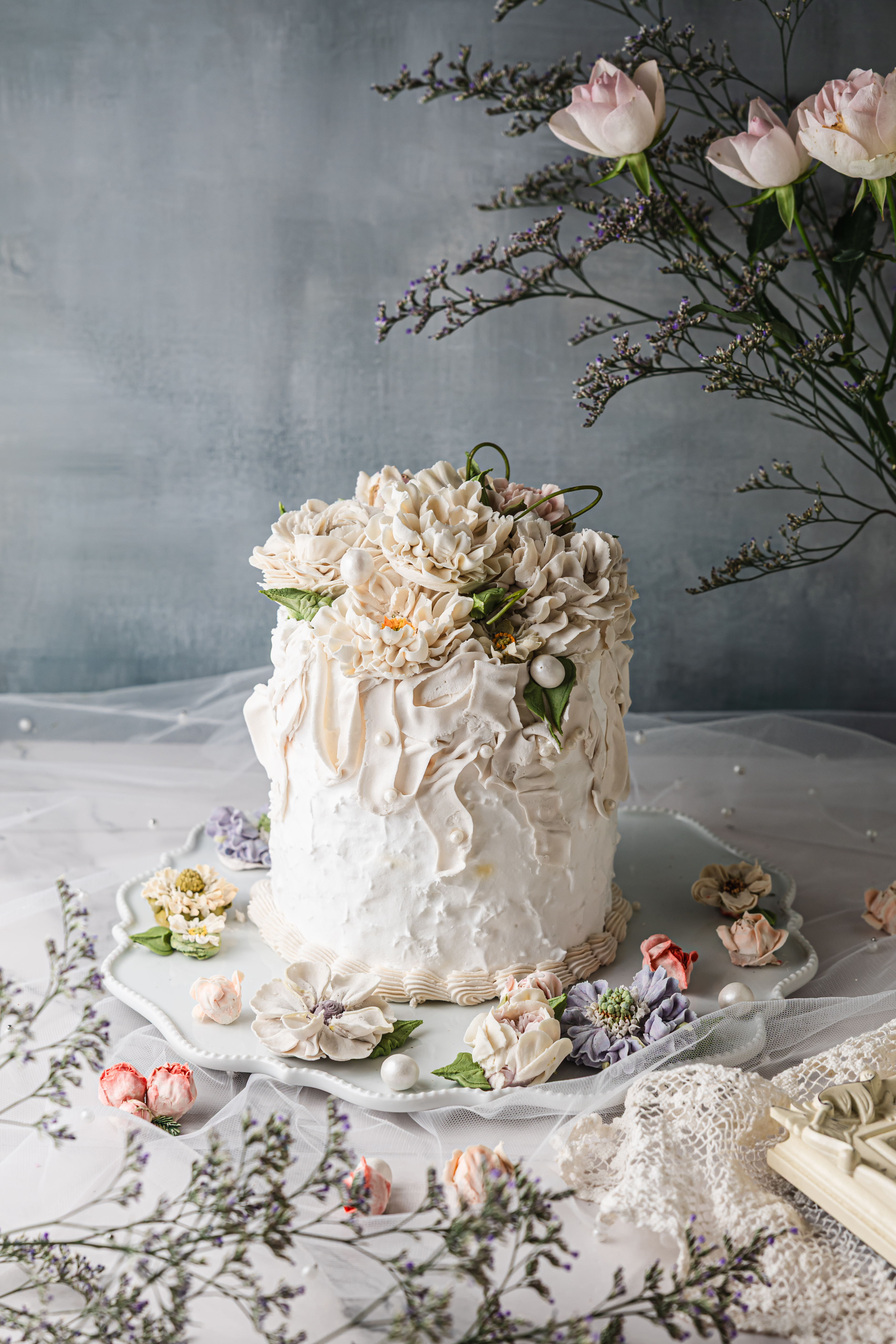 世界観フォトプロデュース フラワーケーキ